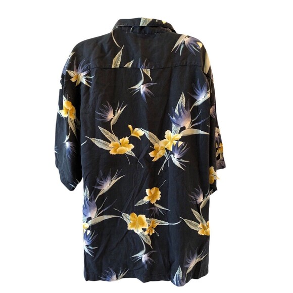Tommy Bahama Silk Camp Shirt X LARGE Tropical Floral Aloha Hawaiian Shirt - Picture 3 of 10